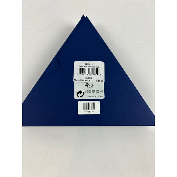 Swarovski 2006 Annual Christmas Ornament Snowflake Crystal #0837613 Box & Cert - Picture 8 of 8